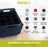 12 B100293 meori Marine Foldable Wine Carrier Blue Protects Carry Glassware Liquor Storage Bottle Shopping Travel