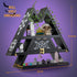 Pracaniz Crystal Shelf with Flap Drawer & Hooks for Wall & Desktop, Moon Holder as Witchy Room Decor