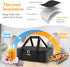 Insulated Casserole Carrier for Hot or Cold Food, Lasagna Tote for Potluck Parties, Fits 9"×13" Baking Dish