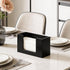 Hilislog Countertop Counter Wooden Paper Towel Dispenser Paper Towel Holder for Bathroom Black Napkin Holder Kitchen