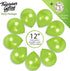 Treasures Gifted Metallic Lime Green Balloons, 100 Pack, 12 Inch Latex Neon Party Supplies