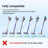 Home Cleaning Kit for Dyson V15 V11 V10 V7 V8, Flexible Hose, Mattress Tool, Stiff Brush, Soft Bristle Attachment