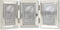 Lawrence Frames 11623T Metals Frame, 8.35"L x 3.66"W Triple, Silver