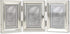Lawrence Frames 11623T Metals Frame, 8.35"L x 3.66"W Triple, Silver
