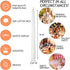 Calm Life Set 7 10 Inch of Unscented White Taper Candles, Dripless Tall Skinny Candlesticks for Home Party Table