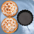 Mini Tart Pan Set of 6, Non-Stick 4 Inch Quiche Pan, Removable Bottom Tart Pan for Pies, Quiche Bakeware, Desserts