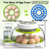 8/30 2 Egg Incubators for Hatching Eggs, Chicken Egg Incubator with Automatic Egg Turning, Temperature Control