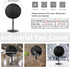 Industrial Fan Cover, Waterproof Outdoor Fan Covers, Compatible for 20-24 Inch Wall Mount Fan and Pedestal Fan, Heavy Duty 600D oxford Dustproof Fan Cover,Black