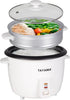 8 (RC-8R) Tayama Rice Cooker with Steam Tray Cups, White