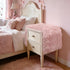 yuboo Small Blush Pink Table Runner Short, 36 inch Spring Summer Fluffy