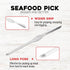 12 Set, Set Pcs Lobster Crackers and Picks Crab Leg Cracker Tools, Stainless Steel Seafood Crackers & Forks Nut Cracker