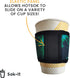 Sok It HotSok Coffee & Tea Reusable Insulated Neoprene Cup Sleeve (English Garden Picnic)