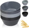 Cereal Bowls 36 OZ - Set of 12 Unbreakable Wheat Straw Plastic Serving Snack Bowls, Dishwasher Microwave Safe for
