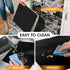 Aieve Air Fryer Liners for Ninja Foodi, 12"X12" Reusable Toaster Oven Liners, Non-Stick Heat Resistant Mat (4 Pack)
