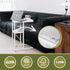 Yoobure C Shaped End Table with Charging Station, Small Side Tables for Living Room Bedroom, Sofa Table with USB Ports