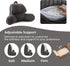 Amlie 17 inches Home Faux Fur Reading Pillow with Pocket for Sitting in Bed, Kids Backrest Bed Pillow with Washable
