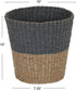 Household Essentials ML-6620 Cattail and Paper Waste Basket