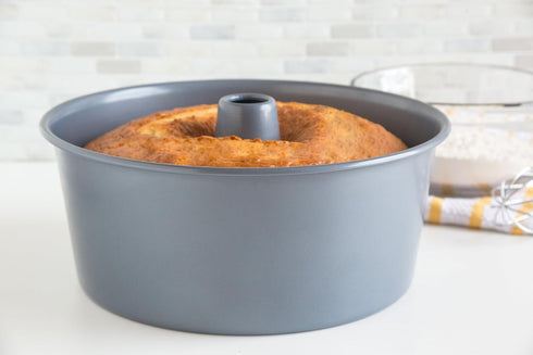 Fox Run Non-Stick Angel Food Cake Pan, 10 x 10 x 4.5 inches, Metallic