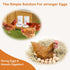 dakasokaaa Chicken Oyster Shell Feeder and Grit Feeder Crushed Eggshells Chicken Feeder Chicken coop Accessories