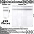 200 Pack 16" 16" Teling Disposable Hand Towels for Bathroom, Soft and Absorbent Paper Guest Towel Cloth Like Silver