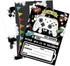 WERNNSAI Watercolor Video Game Party Invites - 20 Set Fill-in Invitations with Envelopes for Boys Birthday