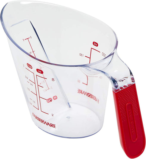 Farberware Pro Angled Measuring Cup, 1-Cup, Red Color