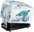 Hippie Sea Turtle Toaster Cover, 2 Slice, Dustproof Kitchen Appliance Cover, Aqua Blue, Machine Washable