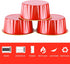 EUSOAR Dessert Cups with Lids, 30pcs 5oz Disposable Aluminum Ramekins for Baking, Mini Cheesecake Pan