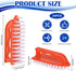 24 Pack Scrub Brushes for Cleaning, Comfort Grip Stiff Bristles Household Cleaning Brushes for Kitchen Bathroom