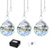 MerryNine 3pcs 40mm Clear TOP K9 Crystal Prism Ball Pendant kit Sunshine