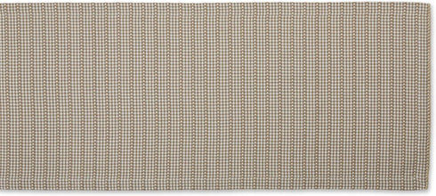 DII Farmhouse Gingham Checked Table Runner, 14x72, Stone