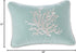 Harbor House Decorative Pillow, Modern Design, Hypoallergenic, 12" x 16", Coastline, Cotton Blue