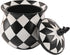 Black and White Jewelry Ring Storage Case, Decorative Boxes with Lids for Home Decor and Travel Display