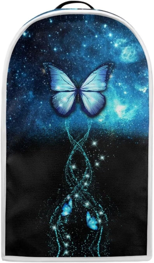 Blue Butterfly Starry Blender Covers Kitchen Appliance Dust Protection Cover with Top Handle Food Processor Juicer Coffee Maker Organizer for Kitchen Home Table Decor