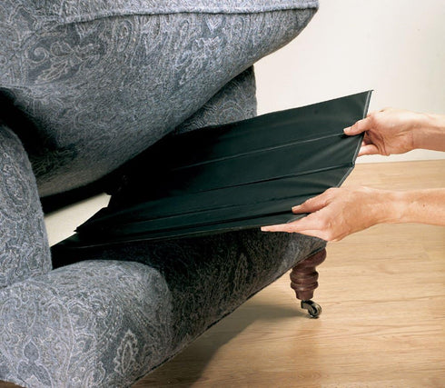 Miles Kimball Black Vinyl-Covered Furniture Saver and Seat Support Gives New Life to Sagging Chairs, Loveseats