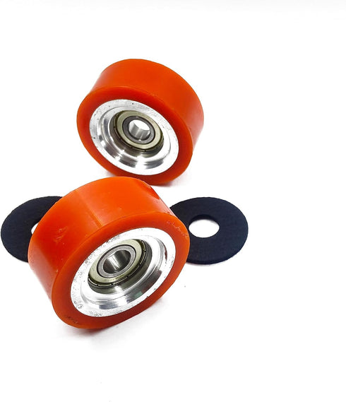 (2PC) 70298701-70568201-70616701 Orange Roller Bearing Compatible with Alliance, Huebsch, Speedqueen
