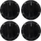 316544007 Stove Control Knob, Black, Compatible with Electrolux Range Oven Kitchen Burner Accessories (4PACK)