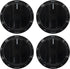 316544007 Stove Control Knob, Black, Compatible with Electrolux Range Oven Kitchen Burner Accessories (4PACK)