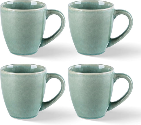 GBHOME Ceramic Coffee Mugs Set of 4, 12oz Stoneware Coffee Mugs Set