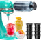Aien Shave Ice Attachment for KitchenAid Stand Mixer,with 8 Molds Shave Ice Attachment