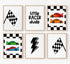 Tanmart Race Car Wall Art Pictures Boys Room Wall Decor Nursery Toddler Canvas