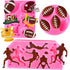Whaline 3Pcs Football Fondant Mold, Sports Theme Silicone Mold for Cupcake Sugar Craft and Baking