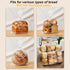 LESIBAG 11'x14'' Reusable Plastic Bread Bags for Homemade Bread - Clear Bakery Bag with Twist Tie Closure Reduces