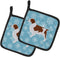 Caroline's Treasures BB3500PTHD Winter Snowflake Welsh Springer Spaniel Pot Holders, 7 1/2 x 7 1/2