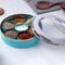 DUDKI Homes Stainless Steel Masala Box, Spice Box, Masala Dabba with Kitchen