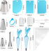 Piping Bags and Tips Set - 50Pcs Cake Decorating Supplies Kit with Icing Frosting Nozzles,Icing Scrapers,Reusable & Disposable Pastry Bags - Baking Tools for Cookies,Cupcakes Cake Decorating by Makmeng