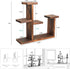 Wooden Tabletop Plant Stand - 5 Tier Succulent Plant Holder Decorative Planter Holder, Small Desktop Flower Pot Rack Shelf for Decoration Living Room Home Office Windowsill