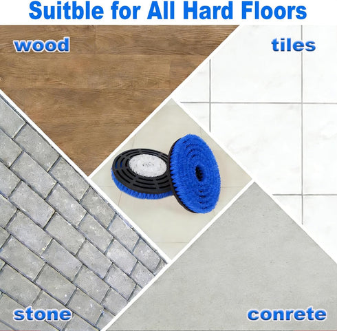 KVLZ 2-Pack S8201/S8001/S7201/S7000 - Newly Upgraded Steam Mop Replacement Brush Head, Compatible with Shark Steam Mops