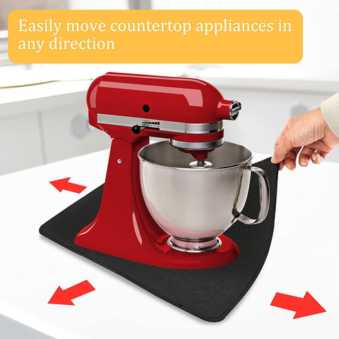 Heat Resistant Mat for Air Fryer, Countertop Protector for Kitchen Appliances with Sliding Function, Coffee Maker Mat