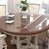 NECAUX 16 Inch Round Clear Table Cover Protector, 2mm Thick Upgraded Version,